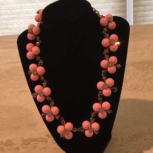 J Crew Pink Statement Necklace